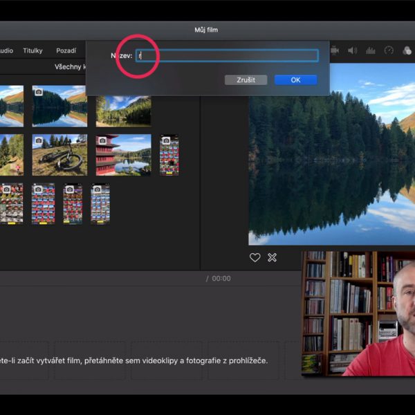 Střih videa v iMovie - online kurz