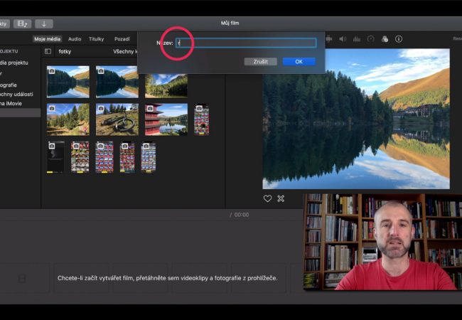 Střih videa v iMovie - online kurz