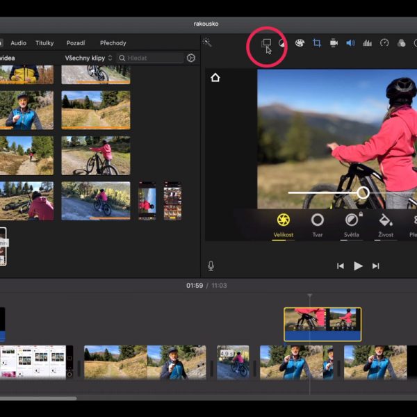 Střih videa v iMovie - online kurz