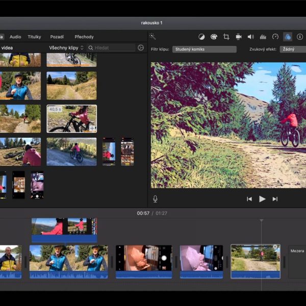 Střih videa v iMovie - online kurz