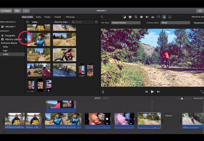 Střih videa v iMovie - online kurz