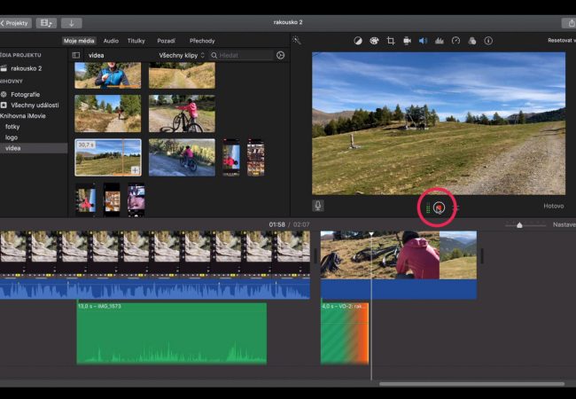 Střih videa v iMovie - online kurz