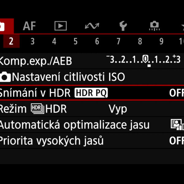 Canon R8 manuál a návod