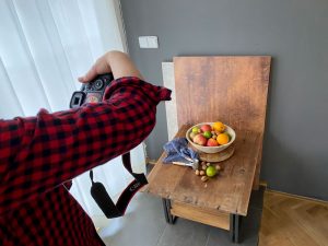 Fotografování jídla - domácí ateliér
