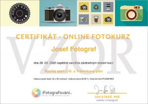 online kurz certifikát