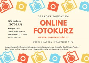 Dárkový poukaz kurz fotografování