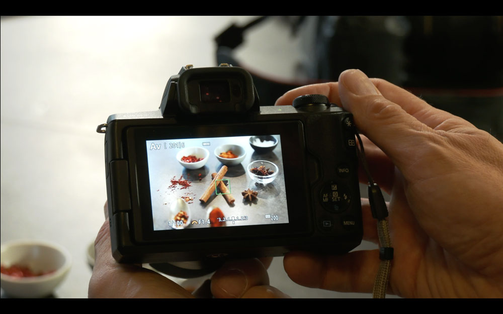 Fotografování jídla - Canon