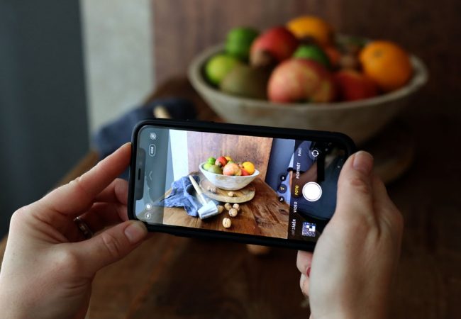 Fotografování jídla mobilem